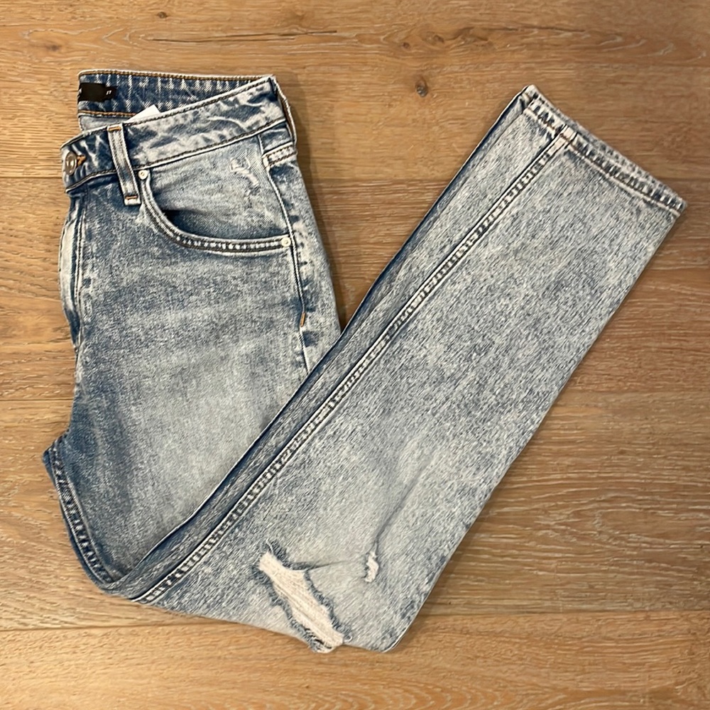 Remi High-Rise Straight Crop Jean by Hudson Jean